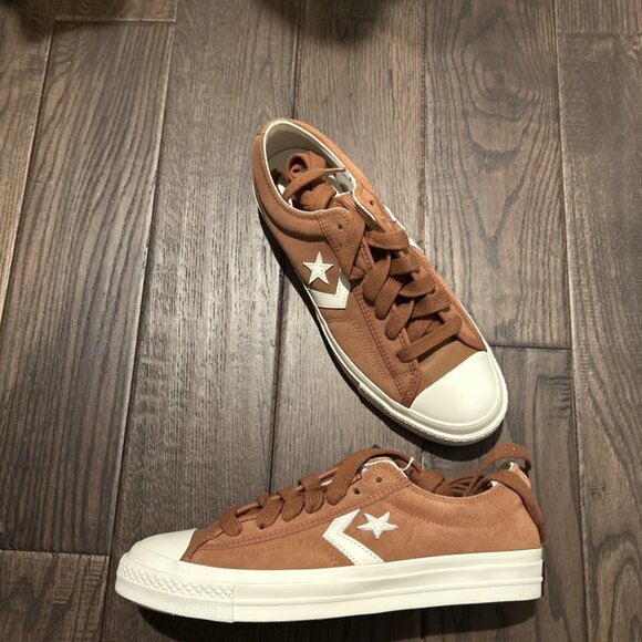 Converse Star Player 76 Ox Sneakers Men's Size 10.5 In a Nutshell/ Egret A11534C - Picture 1 of 7